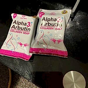 Alpha 3+ arbutin collagen soap